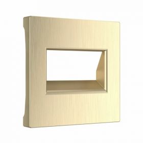 Накладка для Двойной Розетки Werkel Еthernet W1191110 RJ-45 Шампань Рифленый / Веркель