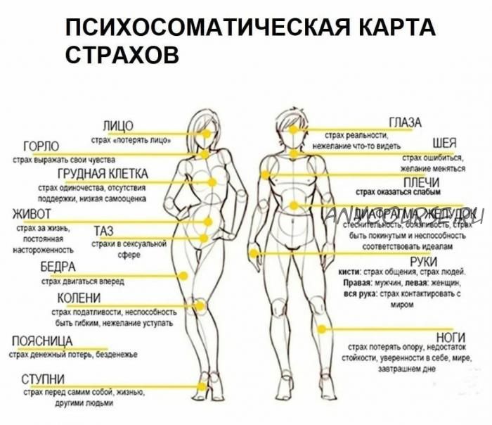 [AST-production] Проработка по психосоматической карте страхов