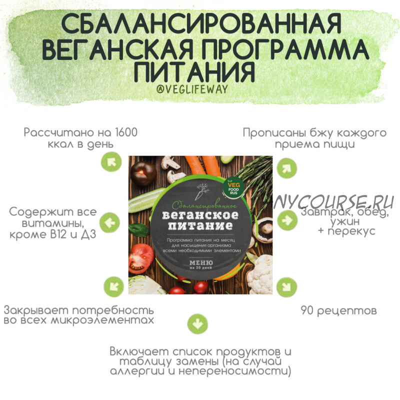 Сбалансированная веганская программа питания (Veglifeway)