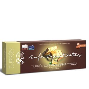 Туррон-нуга трюфельный с мандарином юдзу Rafa Gorrotxategi Turron con Mandarina Yuzu de Trufa Blanca 250 г - Испания