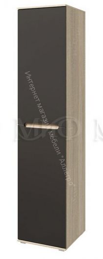 Пенал Ким Графит Софт, Дуб Сонома