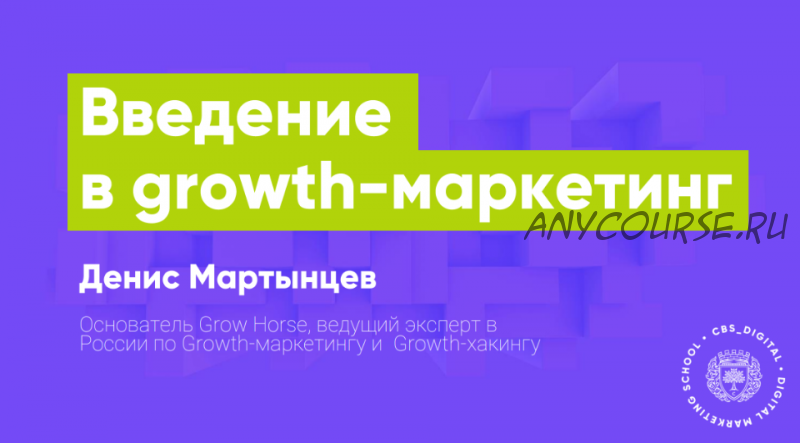 [City Business School] Введение в growth-маркетинг 2020 (Денис Мартынцев)