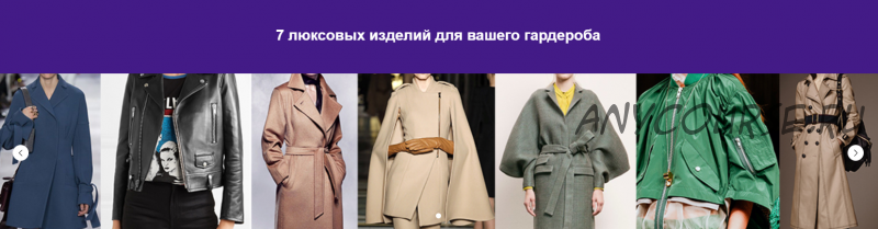 Люксовая верхняя одежда (Кейт Роменски)