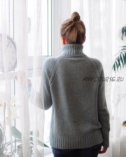 Описание свитера «Easy basic sweater» (Екатерина Вагина)