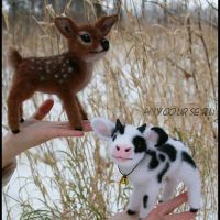 Телёнок и олененок (valeri_toys)