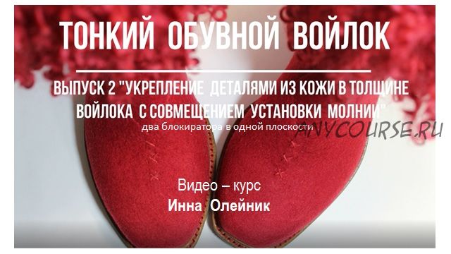 Тонкий обувной войлок. 1+2 выпуск (Инна Олейник)