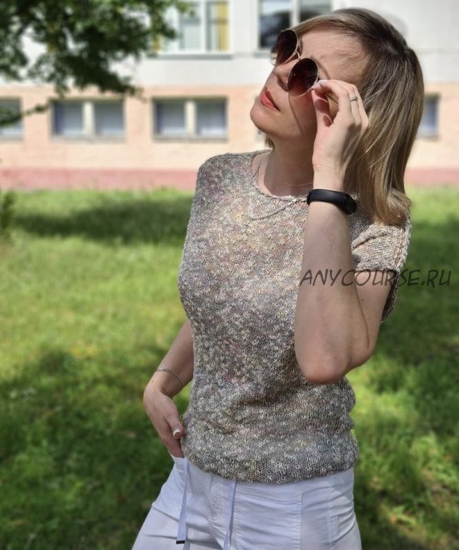 Топ Сocoon (pank_ova.knitting)