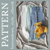Трикотажный комбинезон на пуговках «Button down style» (olhovik.knitting)