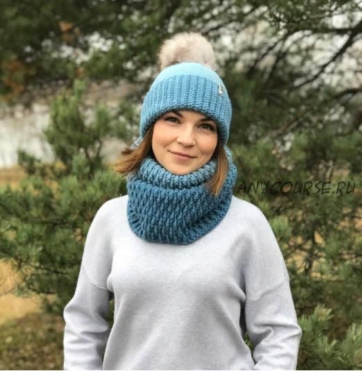 [annvi_knits] Снуд узором «Кожа дракона» (Анна Винокурова)