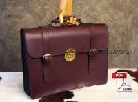 [Craftsmangus] Выкройка «Тройной портфель» из кожи