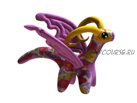 [Сreativefabrica] Dragon Plush Pattern + Resizing. Выкройка плюшевого дракона (mandmcrochetdesigns)