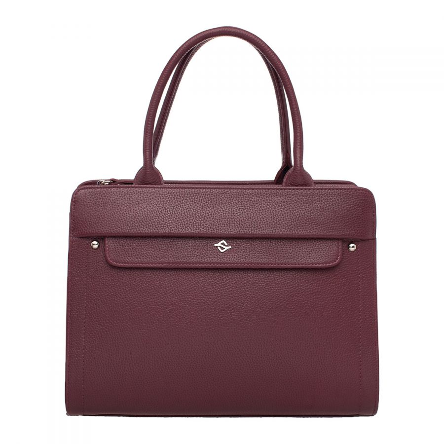 Женская кожаная сумка LAKESTONE Darnley Burgundy 985388/BGD
