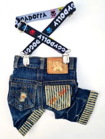 Джинсы "Life Style" голубые(XS, XL)