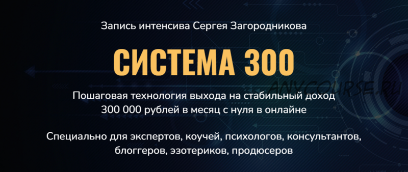 Система 300. Пакет - Premium (Сергей Загородников)