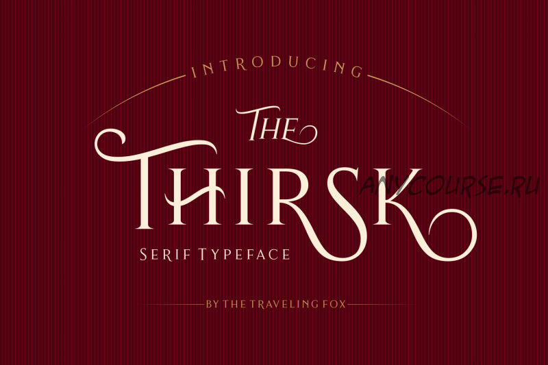 [Creativefabrica] Thirsk Font (The Traveling Fox)