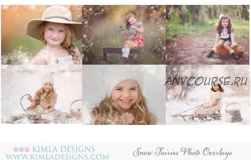 [Kimladesigns.com] Фотоналожения Snow Fairies Photo Overlays