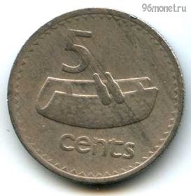 Фиджи 5 центов 1975