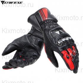 Перчатки Dainese Druid 4, Чёрно-красно-белый