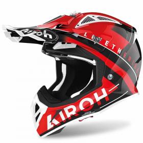 Airoh Aviator Ace Amaze Red Gloss шлем для мотокросса и эндуро