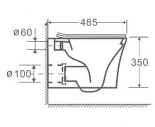 Rimless asma unitaz 2618e cizgi-3