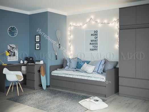 Комод 1202 "Челси" Графит