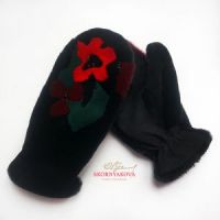 Варежки из норки в подарок