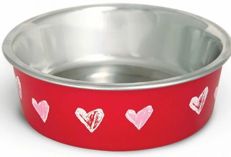 Миска для собак Triol "Сердце"0,75л/17 см