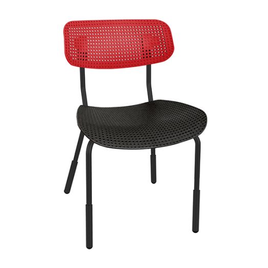 SHT-S85PB-11 Стул Точка Роста регулируемый/штабелируемый (черный/красный)