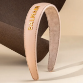 Balmain Hair Ободок беж Limited Edition Headband с 18-каратным золотым напылением