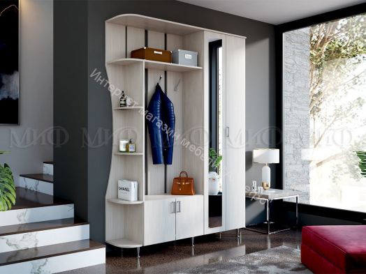 Прихожая Лика №1 1,5 м Сандал светлый