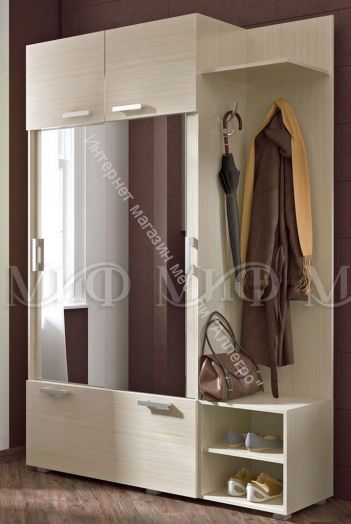 Прихожая Стелла 1,4 м Дуб Беленый