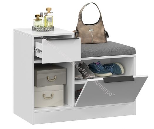 Тумба для обуви "Агата" комбинированная
