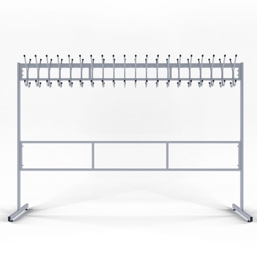 АБП-6351 Вешалка гардеробная разборная (40 крючков)