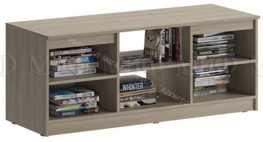 Тумба ТВ Челси Белый глянец холодный, Дуб Сонома