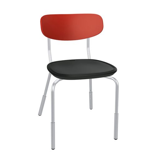 SHT-S85PBCH-22 Стул Точка Роста регулируемый/штабелируемый (черный/красный)