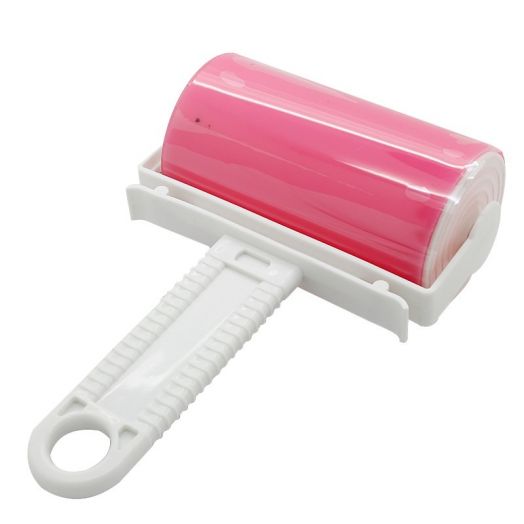 Валик для чистки одежды и мебели многоразовый, цвет Розовый