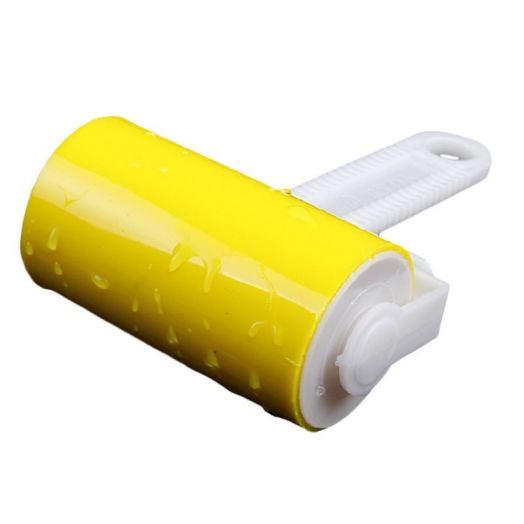 Валик для чистки одежды и мебели многоразовый, цвет Жёлтый