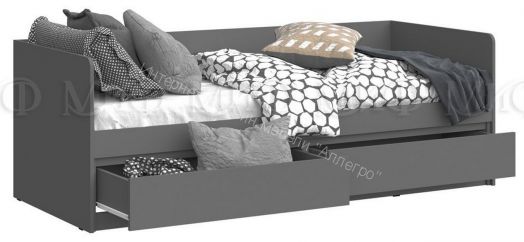 Кровать Челси 800х2000 мм Графит