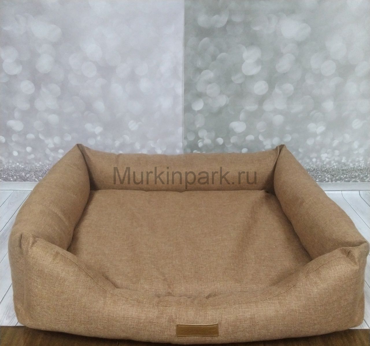 Лежанка Рэй 80х65см коричневая