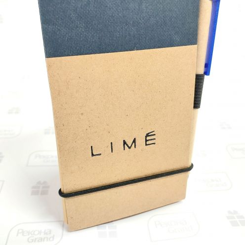 Эко блокноты с логотипом Lime