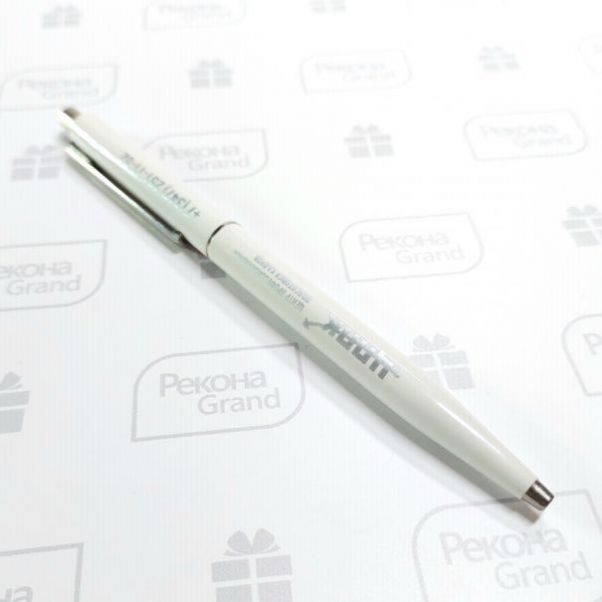 Белые ручки Senator Point с логотипом ЦППК
