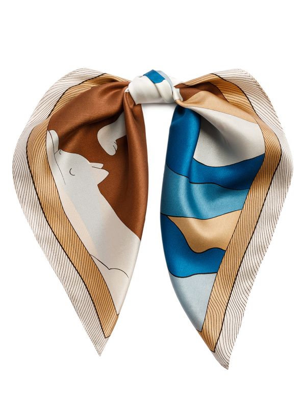 Платок жен. шелк 53х53 SS03-8190-11