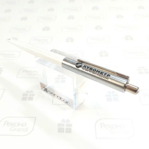 Ручки Senator Point Metall с логотипом Кубометр