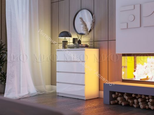 Детская Челси Белый глянец холодный, Белый