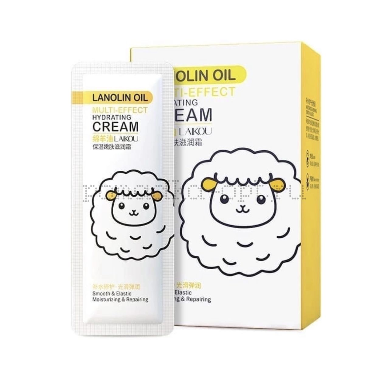 Крем для лица Laikou Lanolin Cream ультра увлажняющий одноразовый стикер 3г