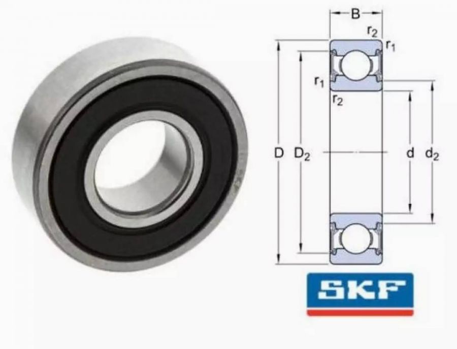 Подшипники 168L SKF6000-2RS1/C3