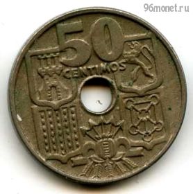 Испания 50 сентимо 1949 (1956)
