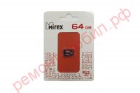 Карта памяти MicroSDХC Mirex 64 GB UHS-I U1 ( 10 class ) без адаптера