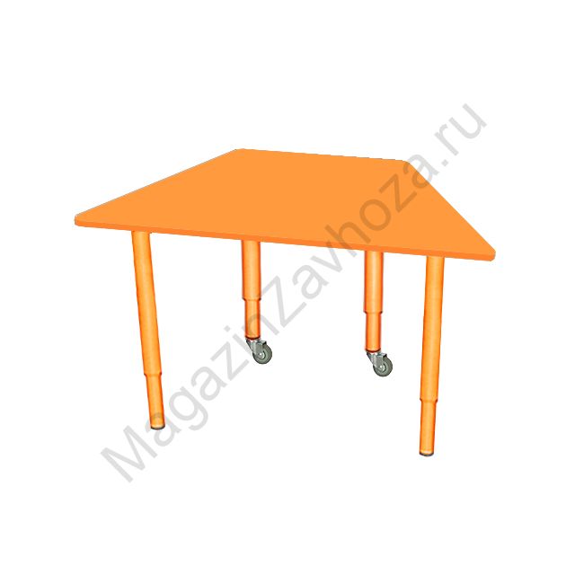 СТОЛ ЛДСП 67-1 (ШКОЛА) НА РЕГУЛИРУЕМЫХ ПО ВЫСОТЕ НОЖКАХ