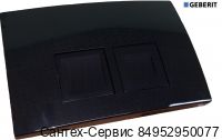 115.135.BL.1 Смывная клавиша GEBERIT Delta 50 черный глянец